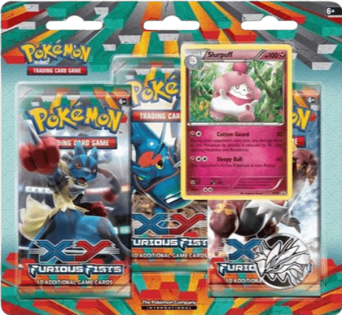 Furious Fists 3-Pack Blister w/ Slurpuff