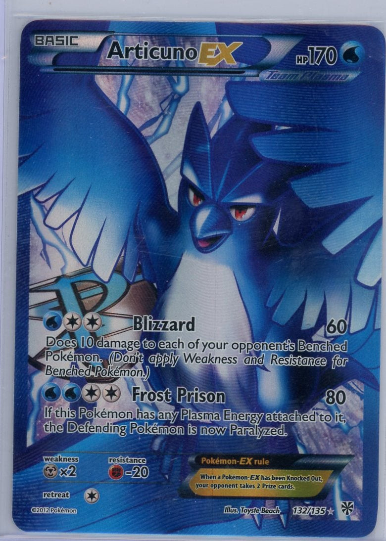 Articuno EX Pokémon XY Plasma Storm Full-Art #132/135