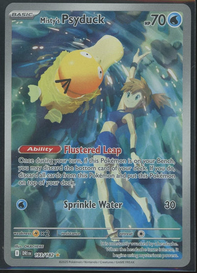 Misty's Psyduck 2025 Pokémon Destined Rivals #193/182