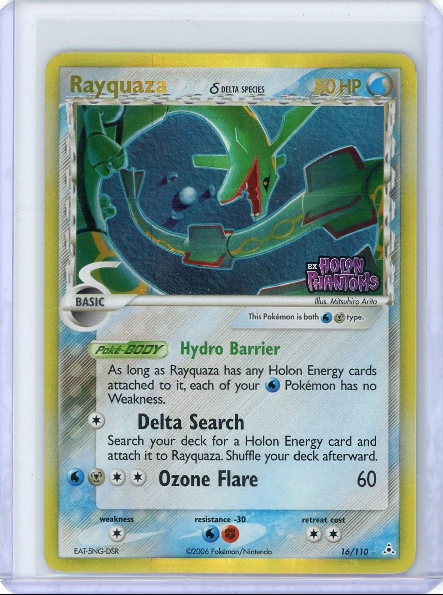 Rayquaza Pokémon Holon Phantoms Reverse Holo #16/110