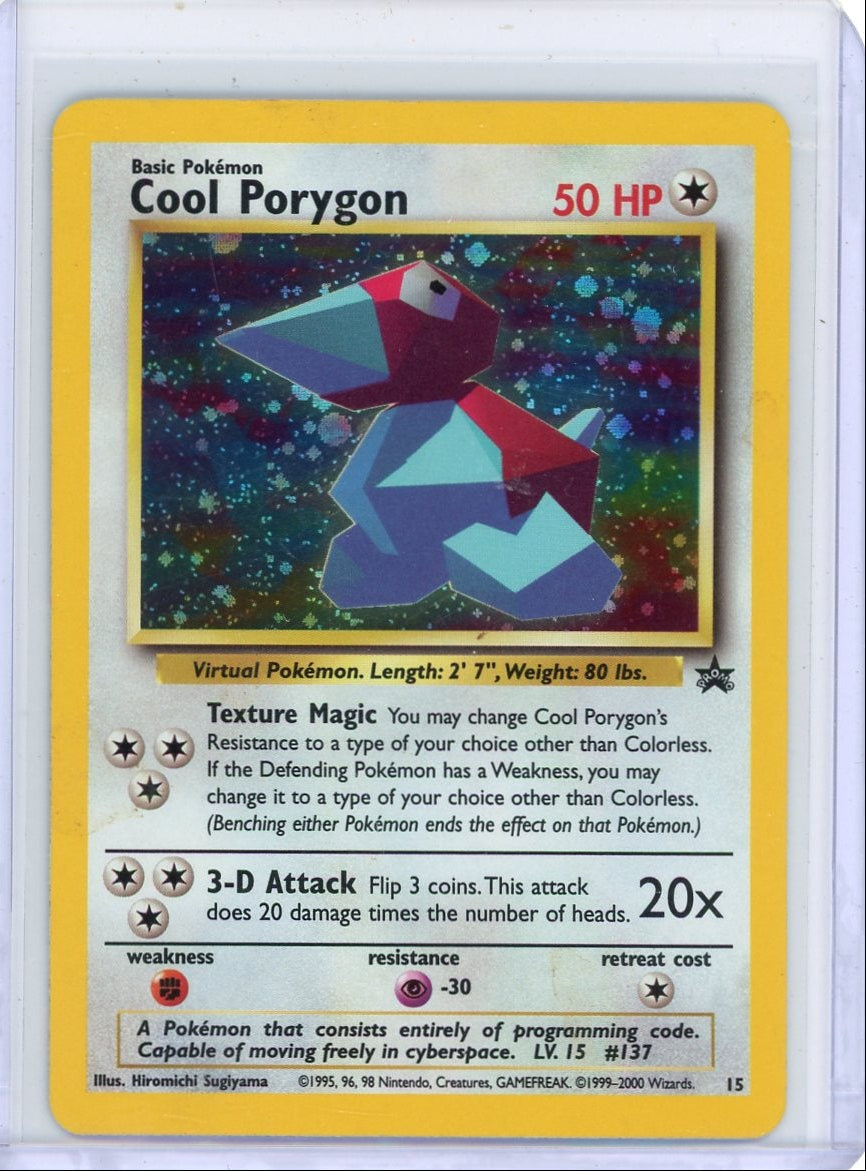 Cool Porygon Pokémon Black Star Promo #15 LP