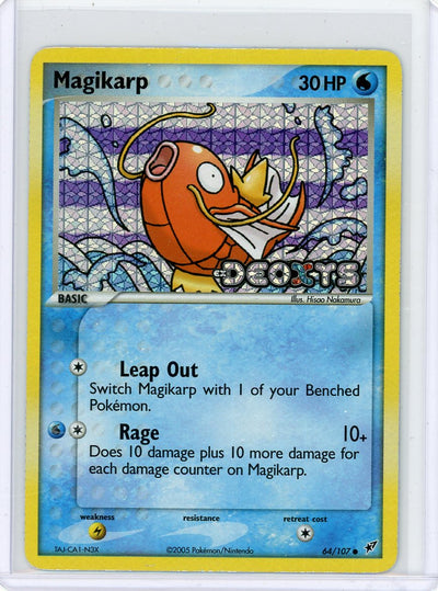 Magikarp 2005 Pokemon EX Deoxys reverse holo (stamped) #64/107 LP/MP