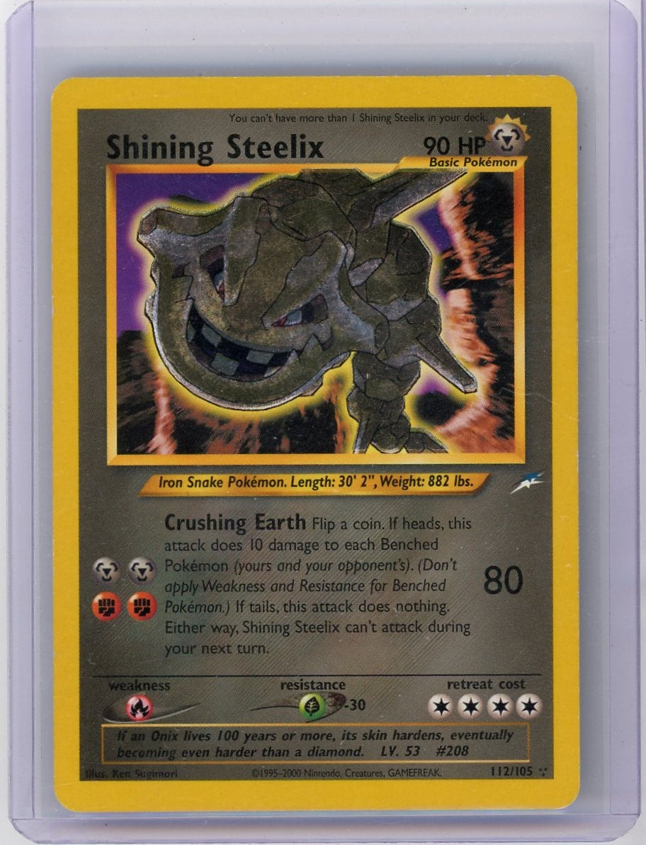 Shining Steelix Pokémon Neo Destiny #112/105