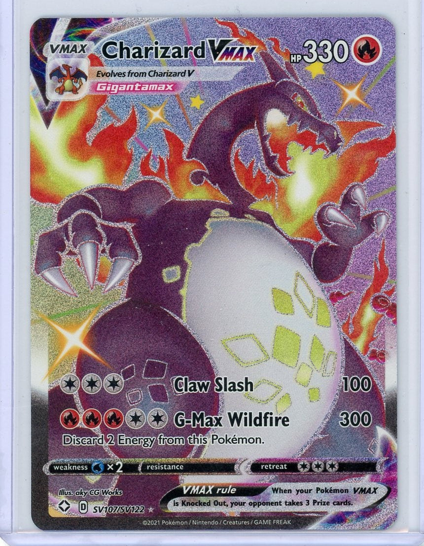 Charizard Vmax Pokémon Shining Fates: Shiny Vault #SV107/SV122
