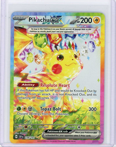 Pikachu EX Pokémon Suring Sparks Special Illustration rare #238/191