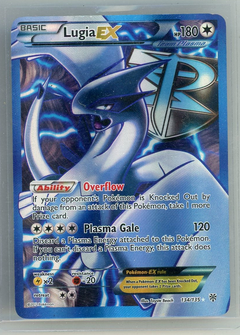 Lugia EX 2012 Pokemon Team Plasma Full-Art #134/135