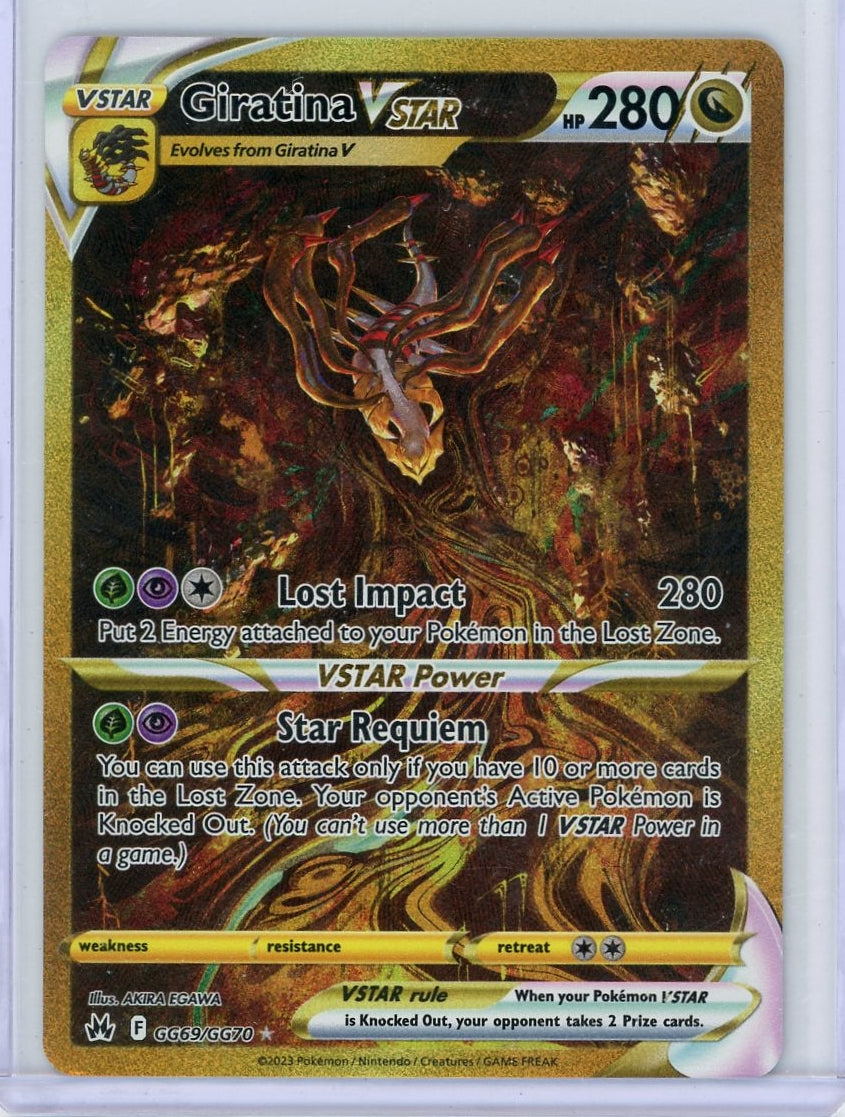 Giratina Vstar Pokémon Crown Zenith Ultra Rare #GG69/GG70