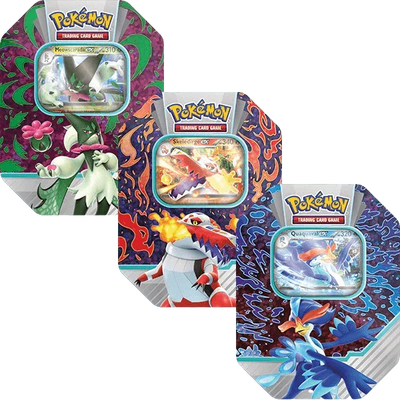 Pokemon TCG - Scarlet & Violet - Paldea Partners Tins - Bundle