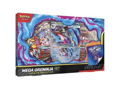 Pokémon Mega Greninja ex Premium Collection 6 Box Case